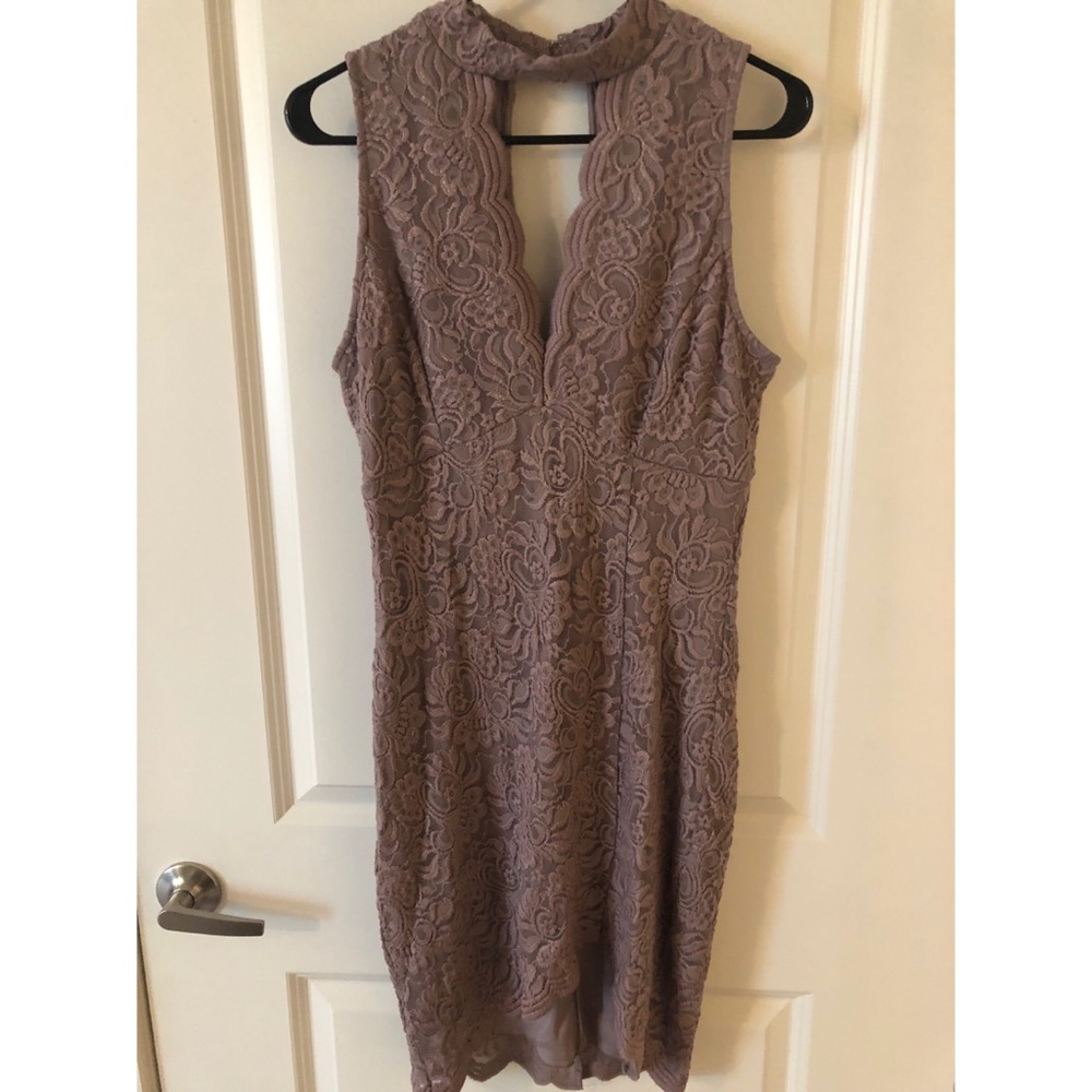 Juniors lace floral dress